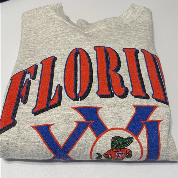 Vintage Florida Gators XXL CrewSweatshirt Super Bowl Sporty Gray Size XL - Picture 12 of 12
